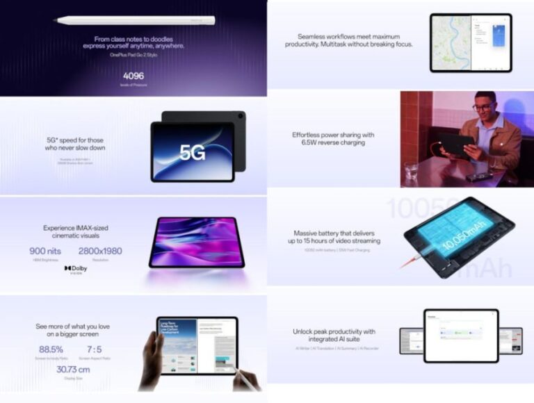 OnePlus анонсує планшет Pad Go 2: дата релізу, характеристики та дизайн
