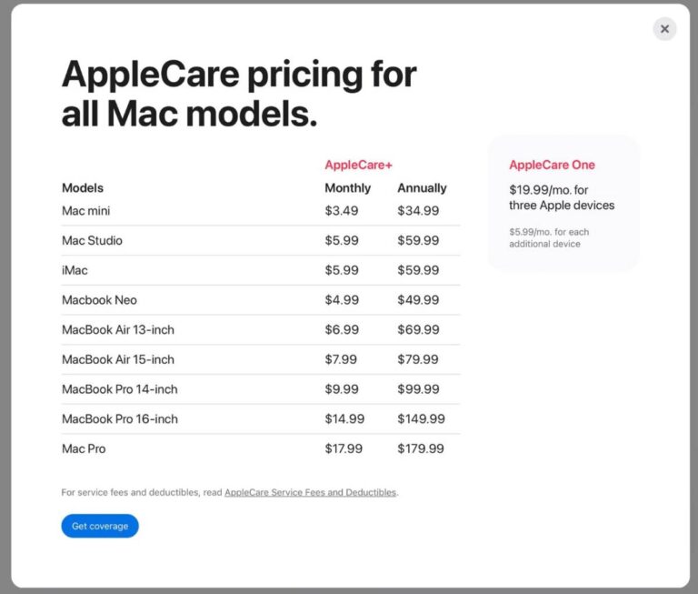 Apple розкрила вартість ремонту MacBook Neo з AppleCare і без