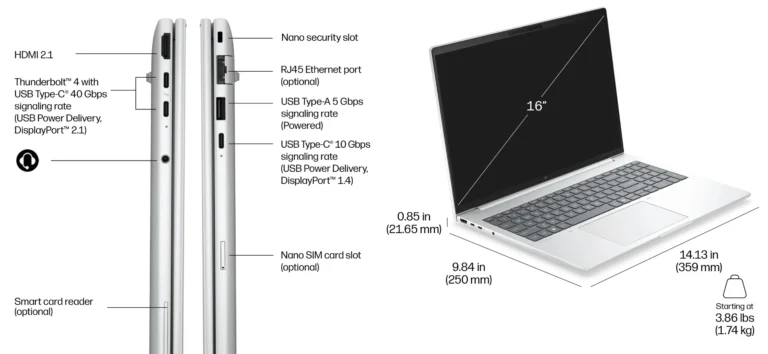 HP випустила новий EliteBook 8 G2a 16 з процесорами AMD Ryzen AI 400