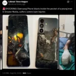 Samsung Galaxy S25+ спалахнув під час нічної зарядки