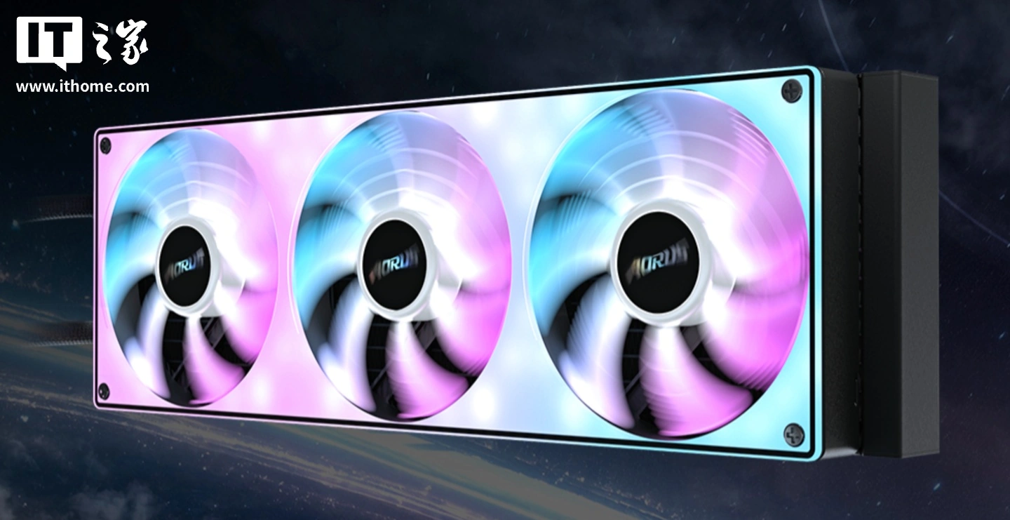 Gigabyte представила потужну СЖО на 360 мм із великим LCD-дисплеєм