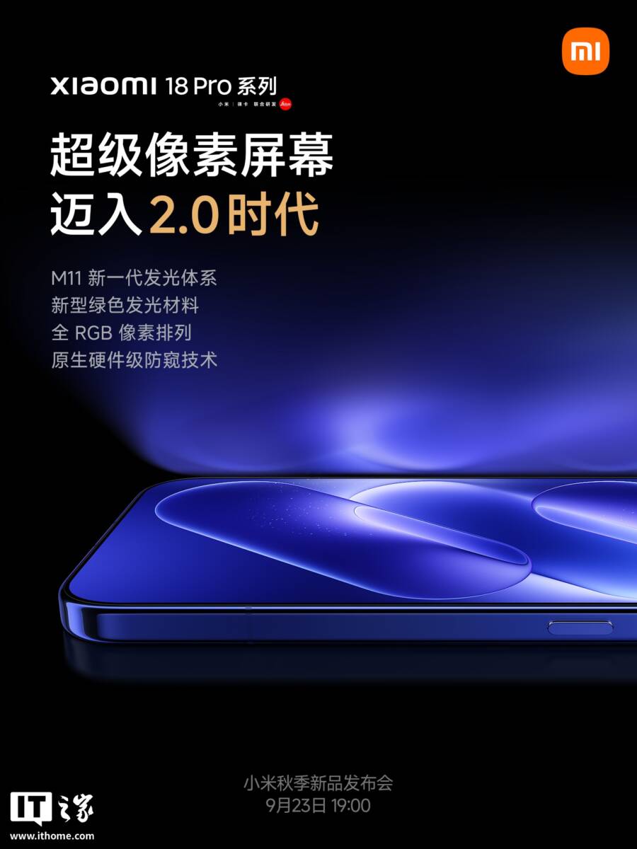 Xiaomi 18 Pro отримає розумний захист екрана від сторонніх поглядів